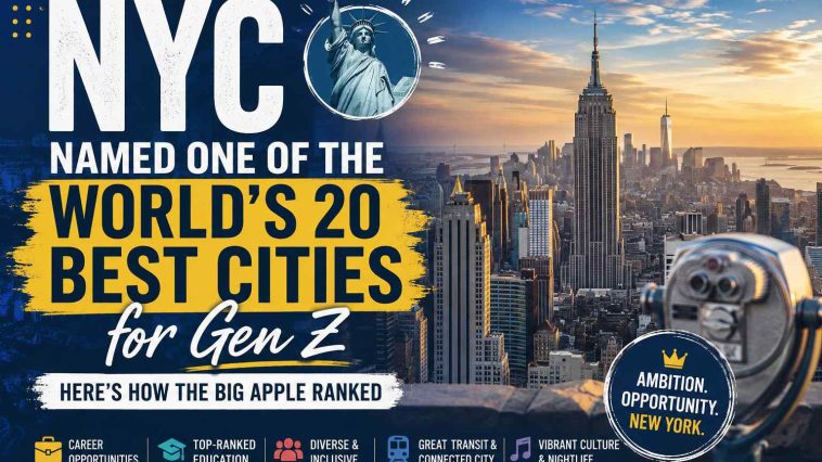 NYC Named One of the World's 20 Best Cities for Gen Z: Here's How the Big Apple Ranked 1 Gen Z in NYC